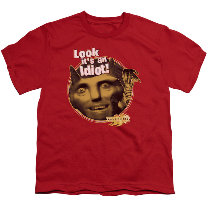 Mirrormask Riddle Me This Kids Youth T Shirt Red