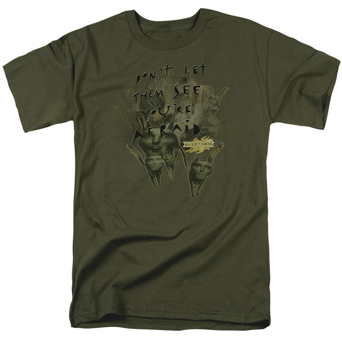 Mirrormask Dont Let Them Mens T Shirt Military Green