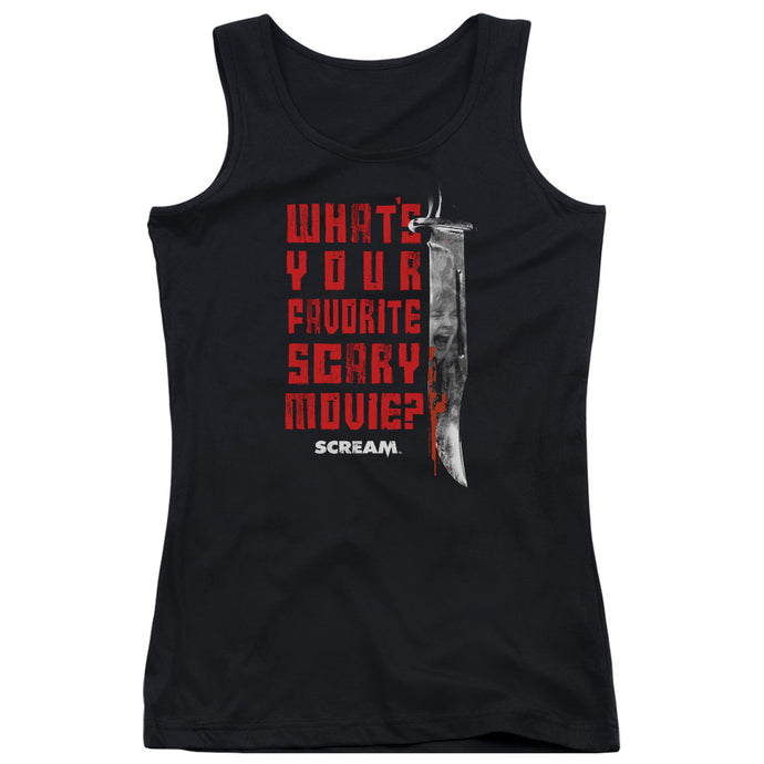 Scream Favorite Womens Tank Top Shirt Black