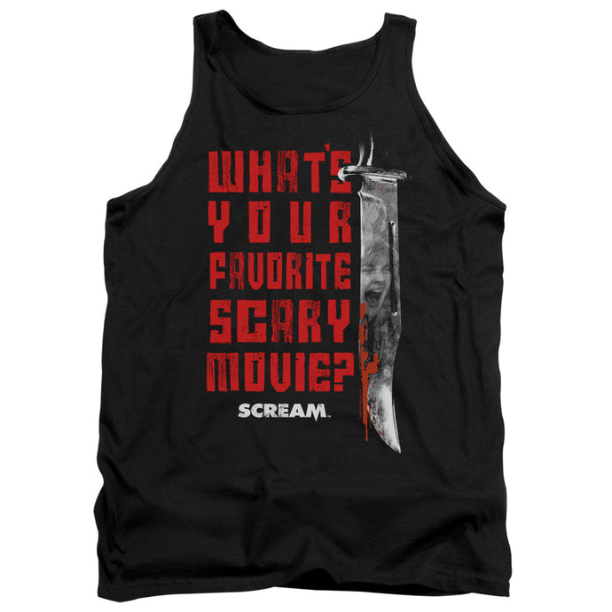 Scream Favorite Mens Tank Top Shirt Black