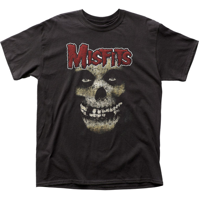 The Misfits Weathered Skull Mens T Shirt Black