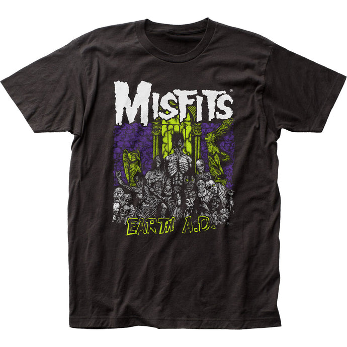 The Misfits Earth A.D. Mens T Shirt Black