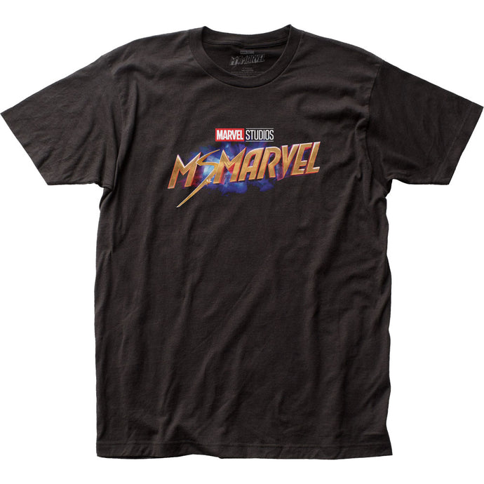 Ms. Marvel Ms. Marvel Title Mens T Shirt Black