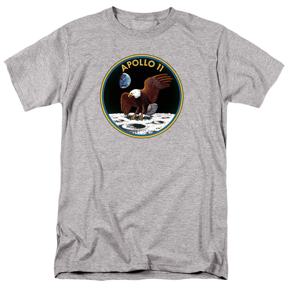 Nasa Apollo 11 Mens T Shirt Athletic Heather Officially Licensed