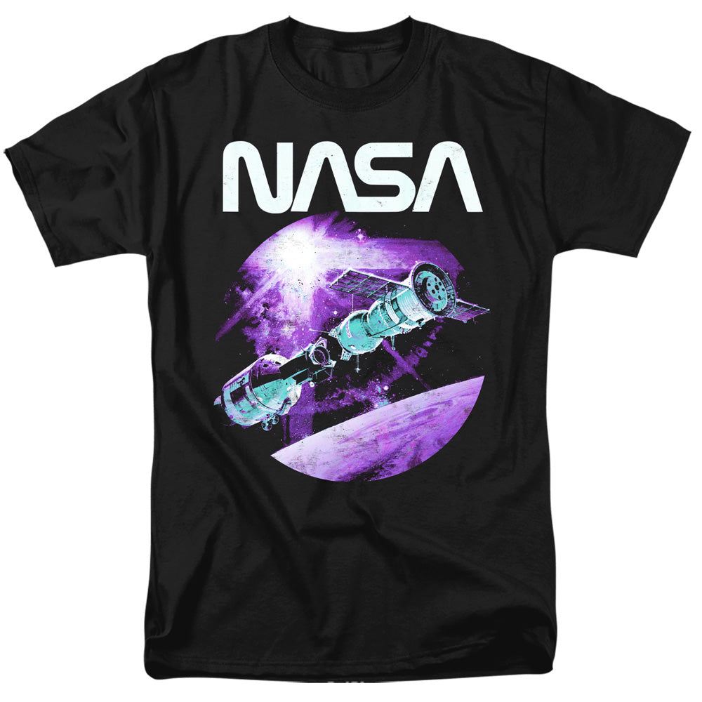 Nasa Come Together Mens T Shirt Black Officially Licensed