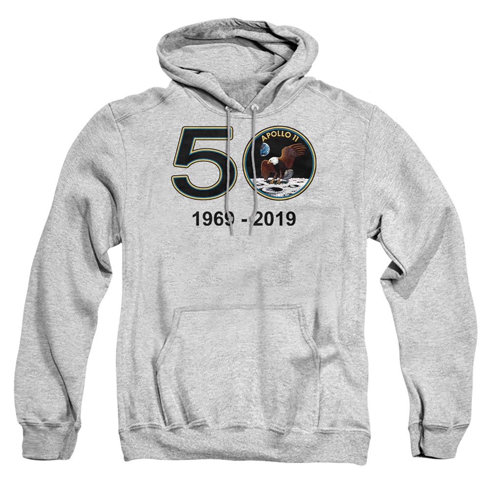 Nasa Apollo 11 50Th Mens Hoodie Athletic Heather Officially Licensed