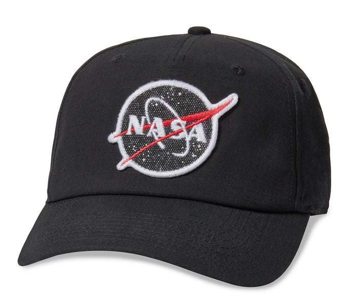 NASA Surplus Curved Bill Hat Black