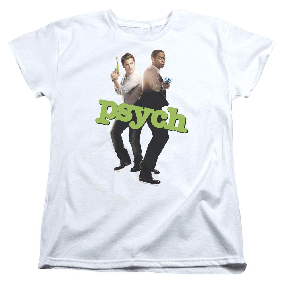 Psych Hands Up Womens T Shirt White