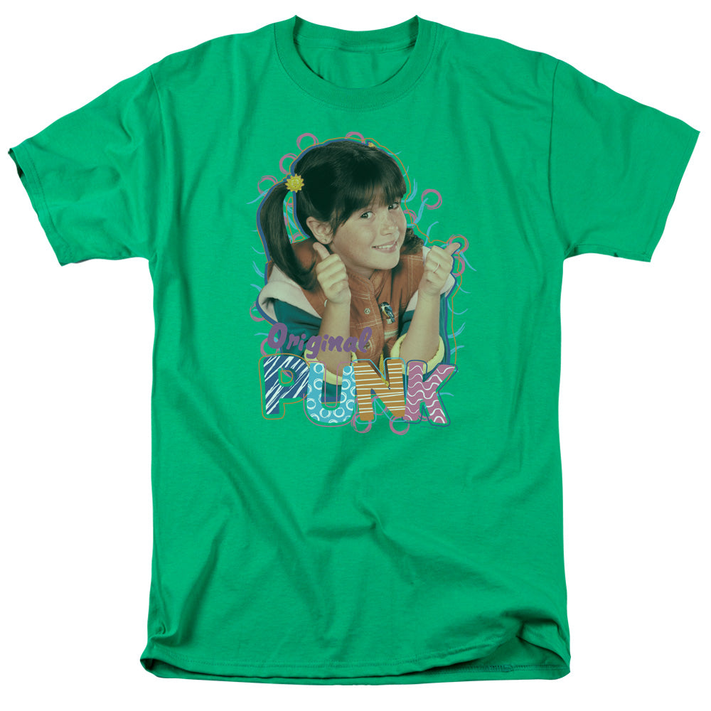 Punky Brewster Original Punk Mens T Shirt Kelly Green Officially Licensed