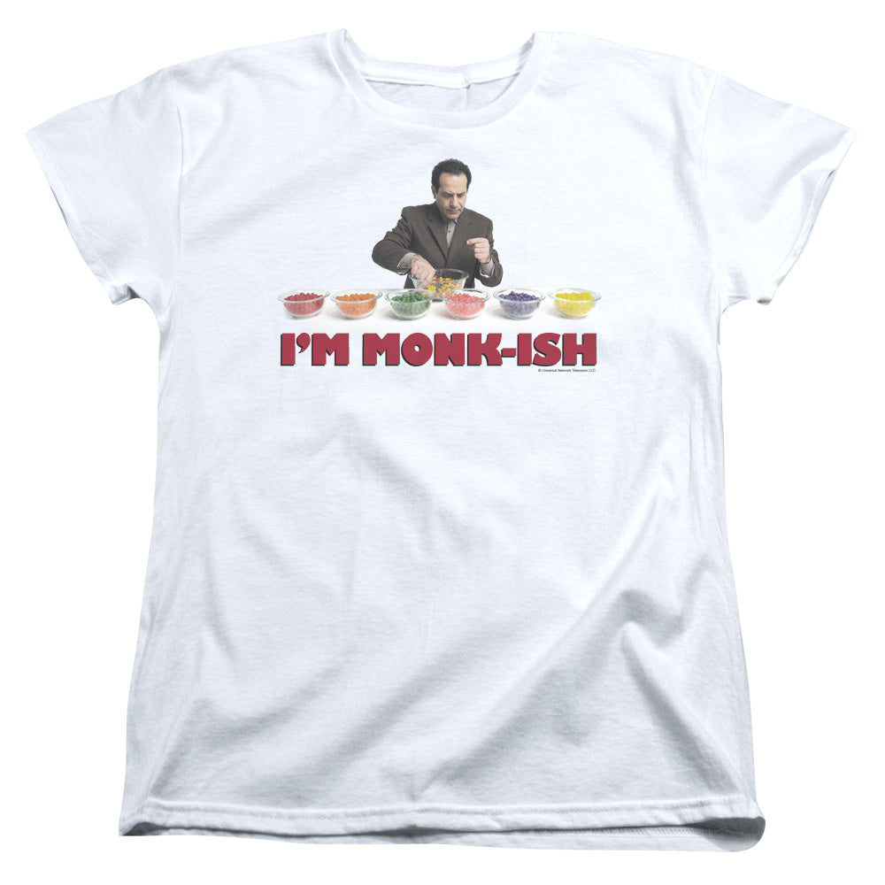 Monk Im Monk Ish Womens T Shirt White