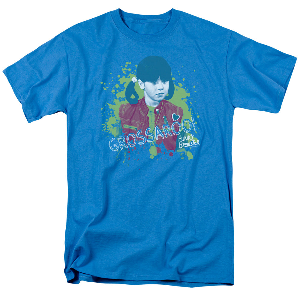 Punky Brewster Grossaroo! Mens T Shirt Turquoise Officially Licensed