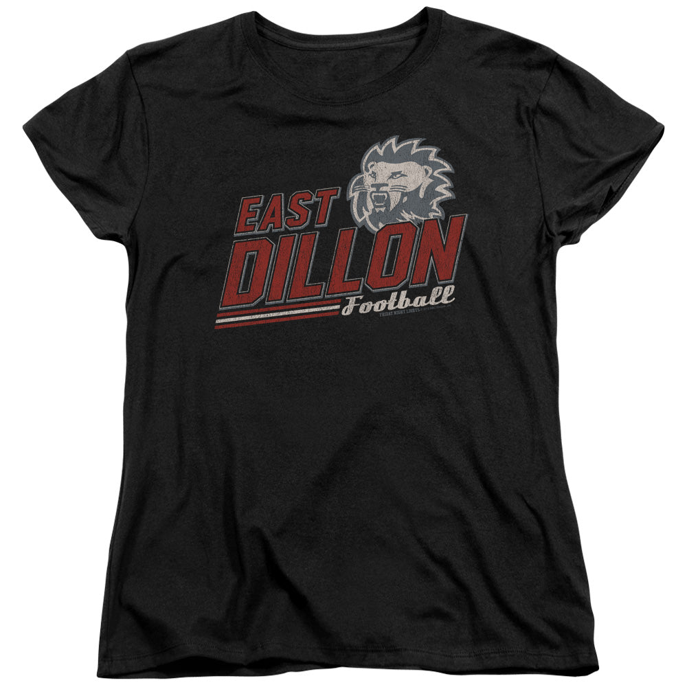Friday Night Lights Athletic Lions Womens T Shirt Black