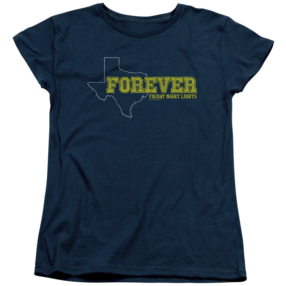 Friday Night Lights Texas Forever Womens T Shirt Navy Navy