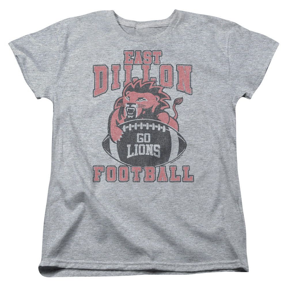 Friday Night Lights Go Lions Womens T Shirt Athletic Heather