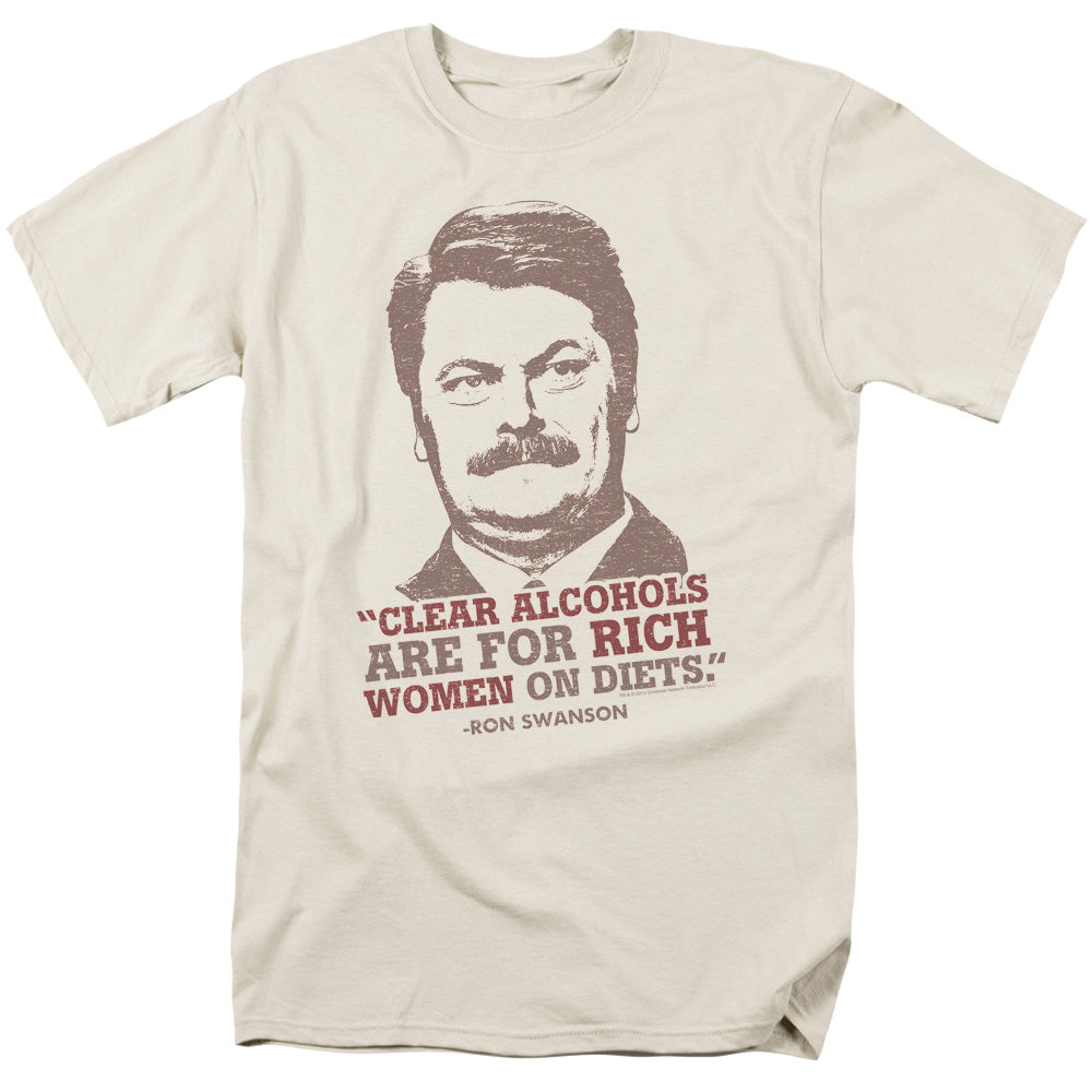 Parks And Rec Rich Women Mens T Shirt Cream Officially Licensed