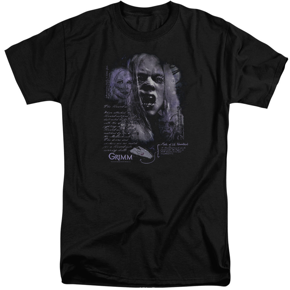 Grimm Lady Hexenbeast Mens Tall T Shirt Black Black Officially Licensed