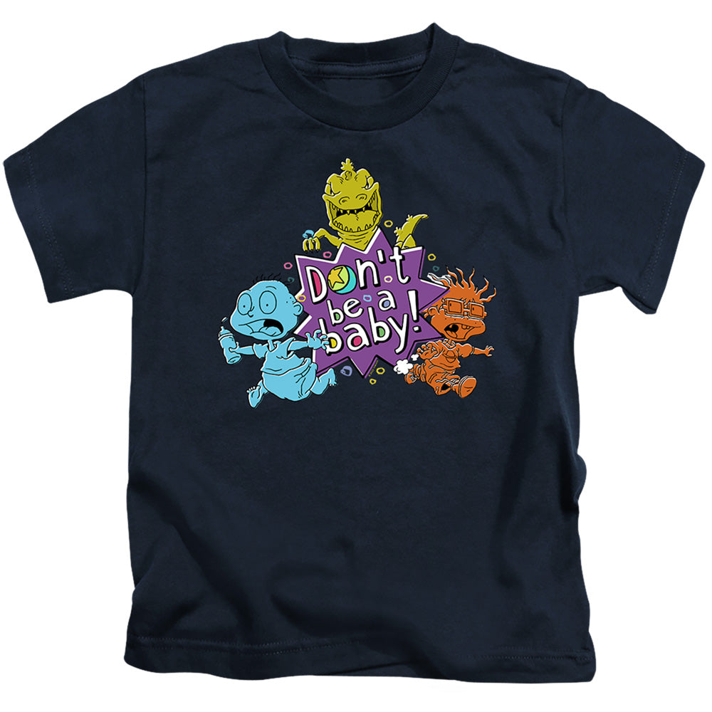 Rugrats Babies Run For The Hills Juvenile Kids Youth T Shirt Navy Officially Licensed