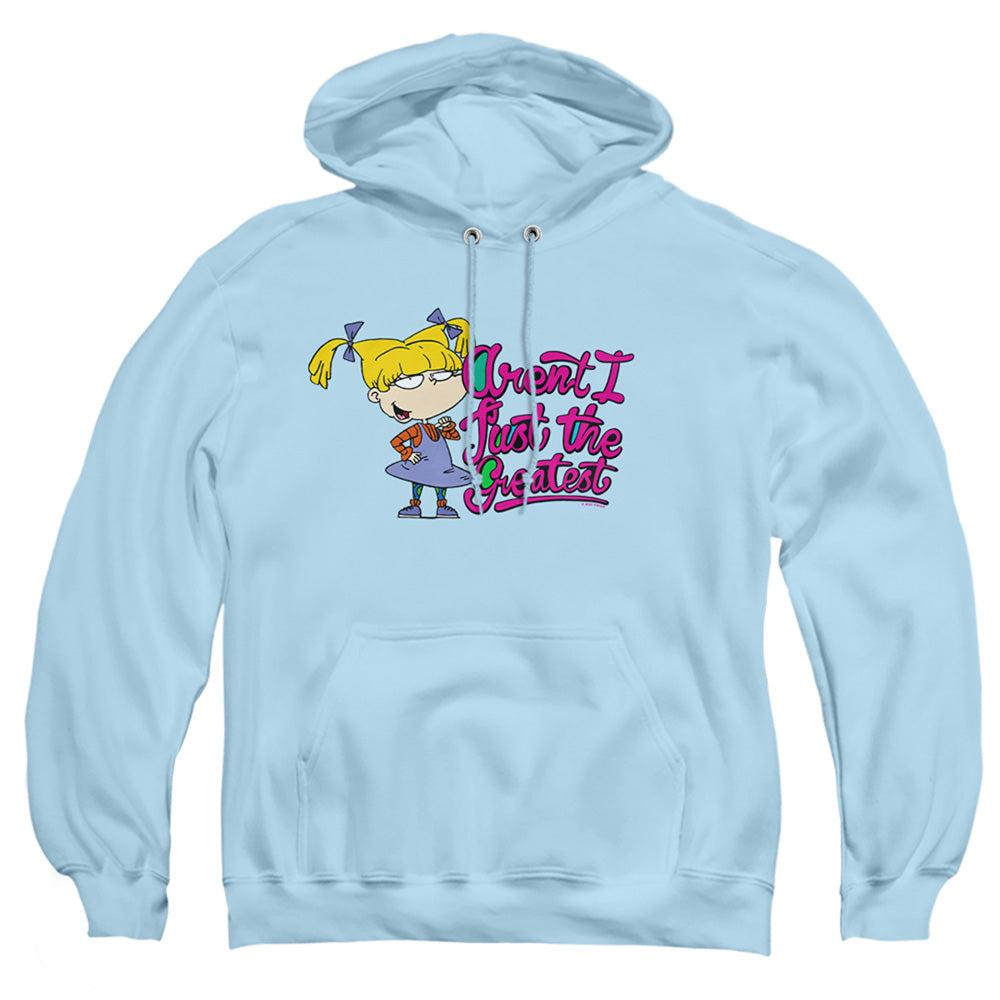 Rugrats Angelica Aren’T I Just The Greatest Mens Hoodie Light Blue