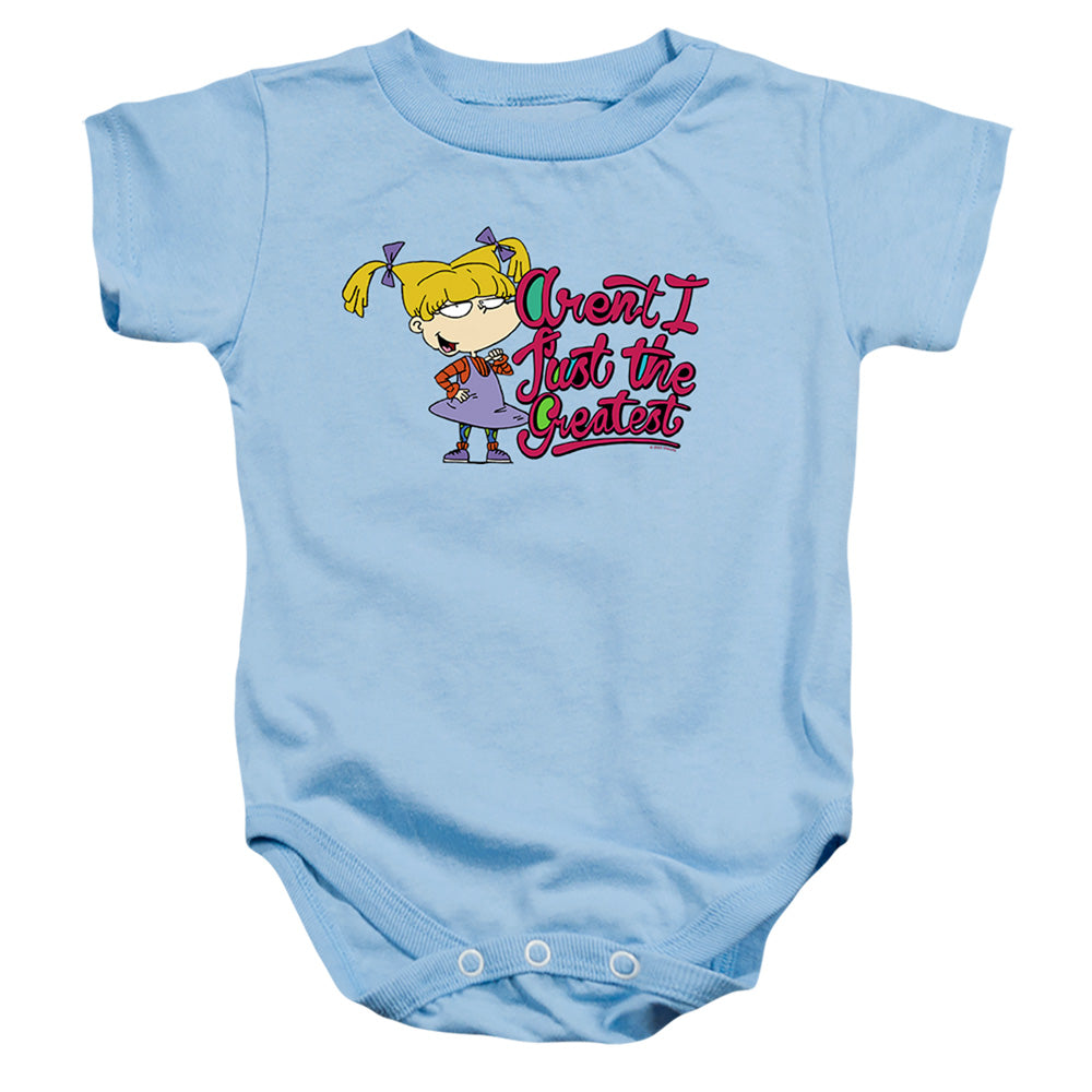 Rugrats Angelica Aren’T I Just The Greatest Infant Baby Snapsuit Light Blue Officially Licensed
