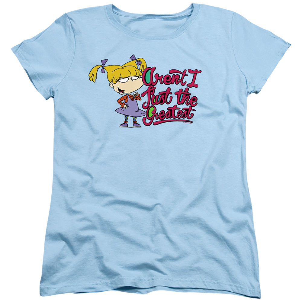 Rugrats Angelica Aren’T I Just The Greatest Womens T Shirt Light Blue Officially Licensed