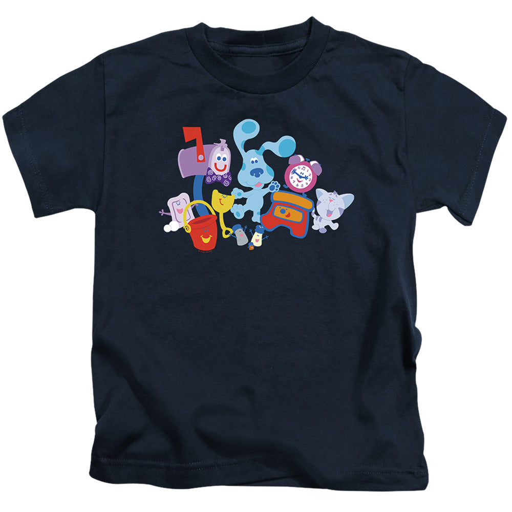 Blues Clues (Classic) Friend Party Juvenile Kids Youth T Shirt Navy Officially Licensed
