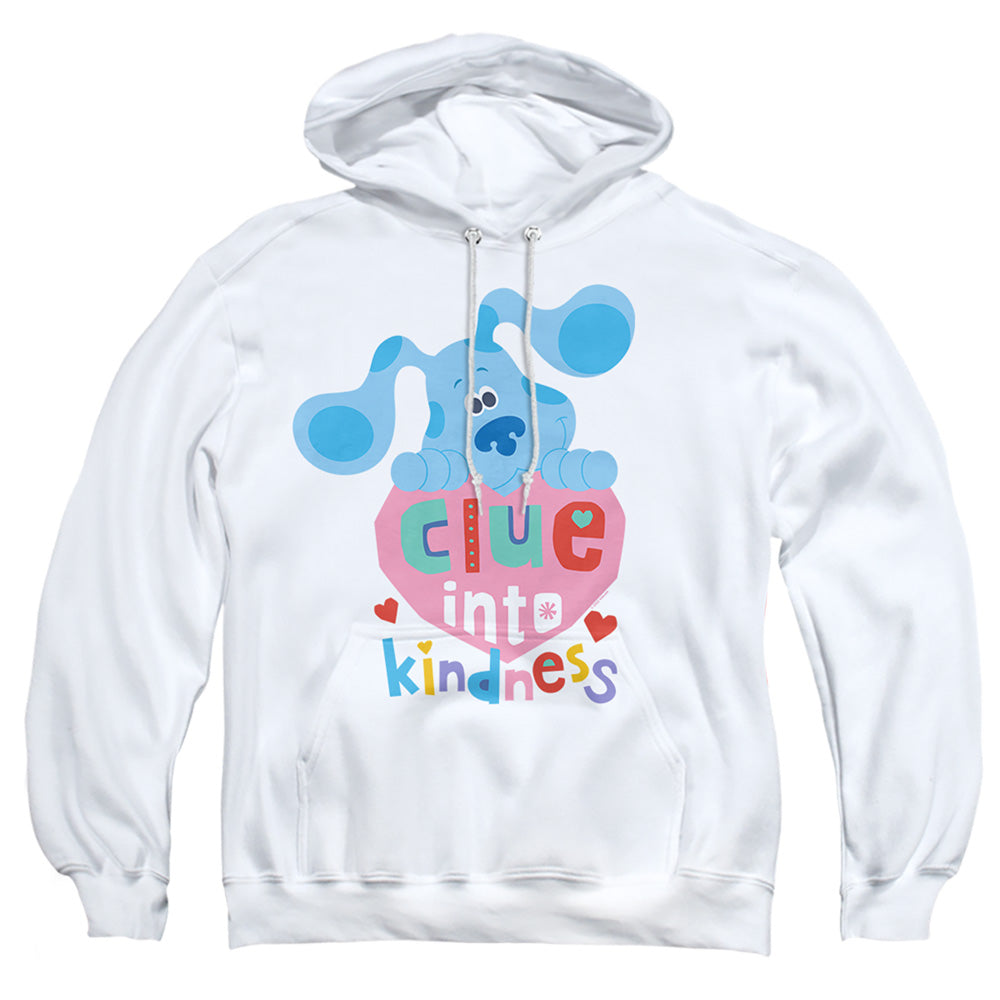 Blues Clues & You Clue Into Kindness Mens Hoodie White Officially Licensed