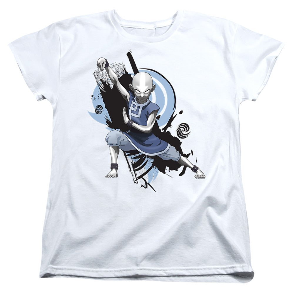 Nickelodeon Women's Avatar: The Last Airbender Aang & Penguins Racerback Tank Top - View #5