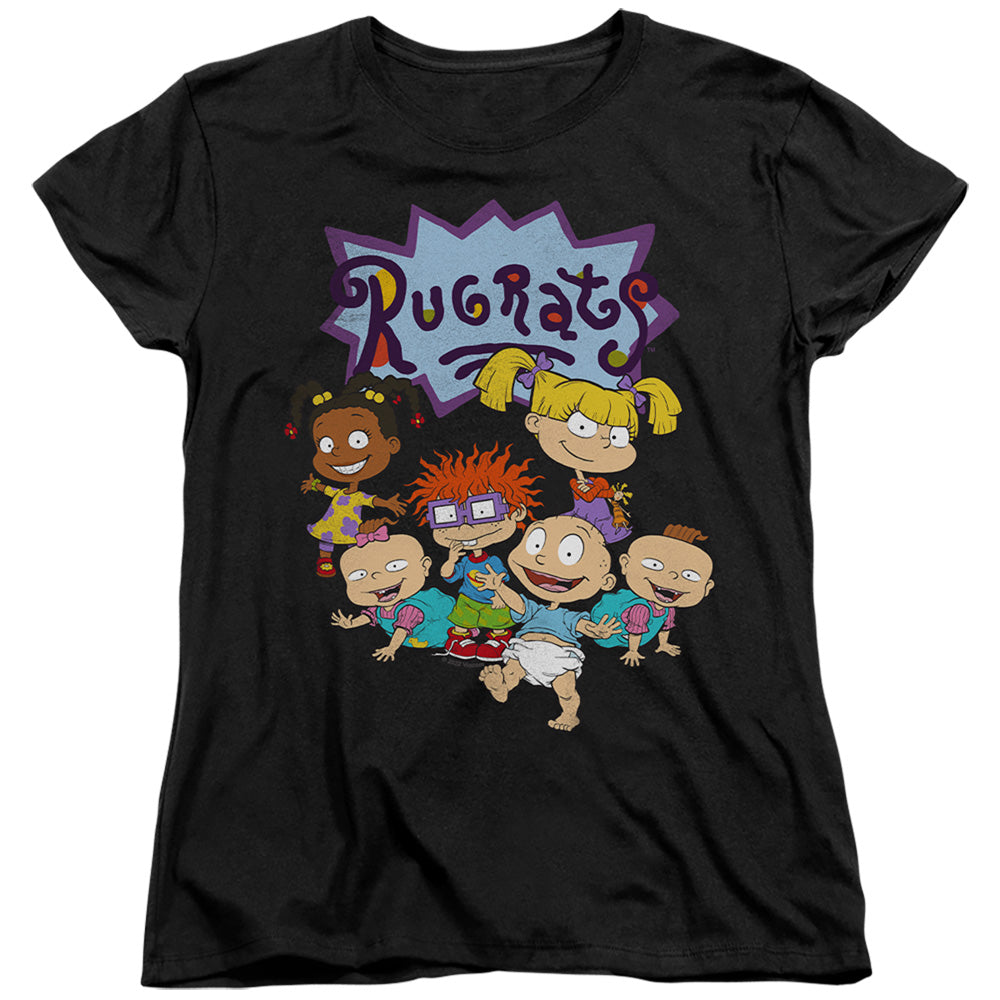Rugrats Rugrats Group Womens T Shirt Black Officially Licensed