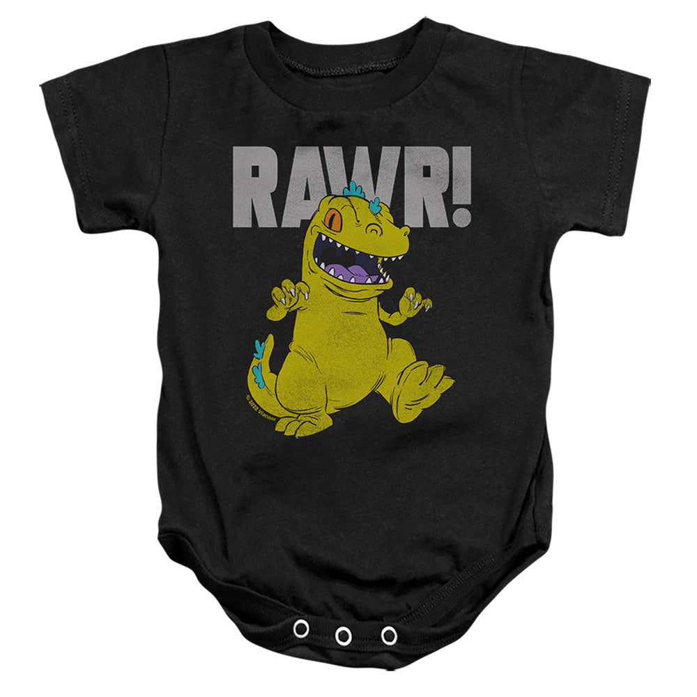 Rugrats Reptar Infant Baby Snapsuit Black Officially Licensed