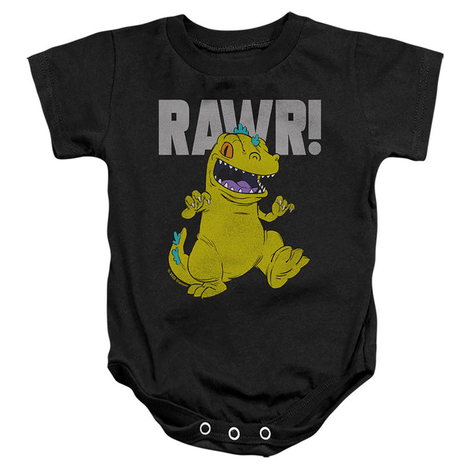 Rugrats Reptar Infant Baby Snapsuit Black