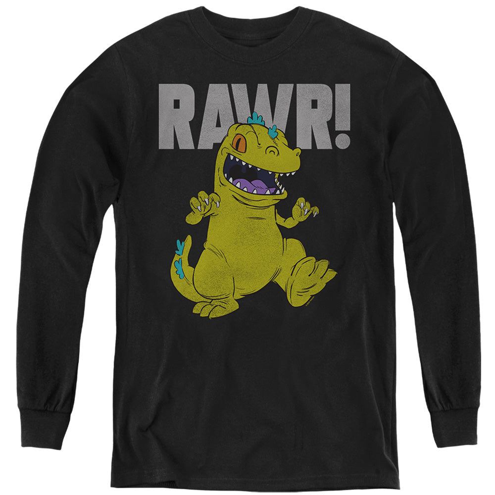 Rugrats Reptar Long Sleeve Kids Youth T Shirt Black Officially Licensed
