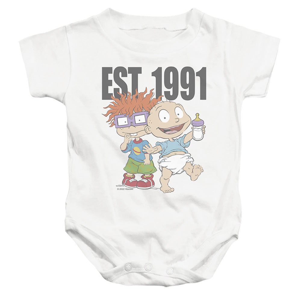 Rugrats Est 1991 Infant Baby Snapsuit White Officially Licensed