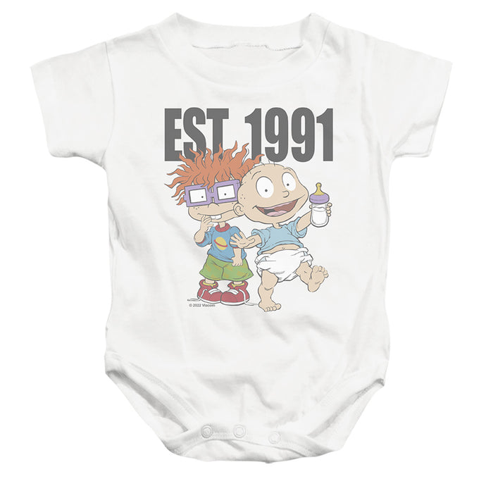 Rugrats Est 1991 Infant Baby Snapsuit White