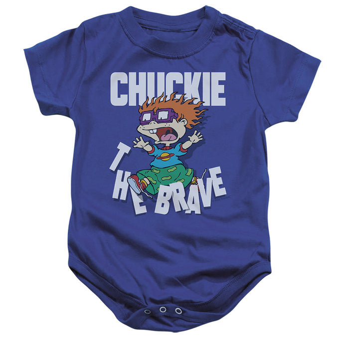Rugrats Chuckie The Brave Infant Baby Snapsuit Royal Blue