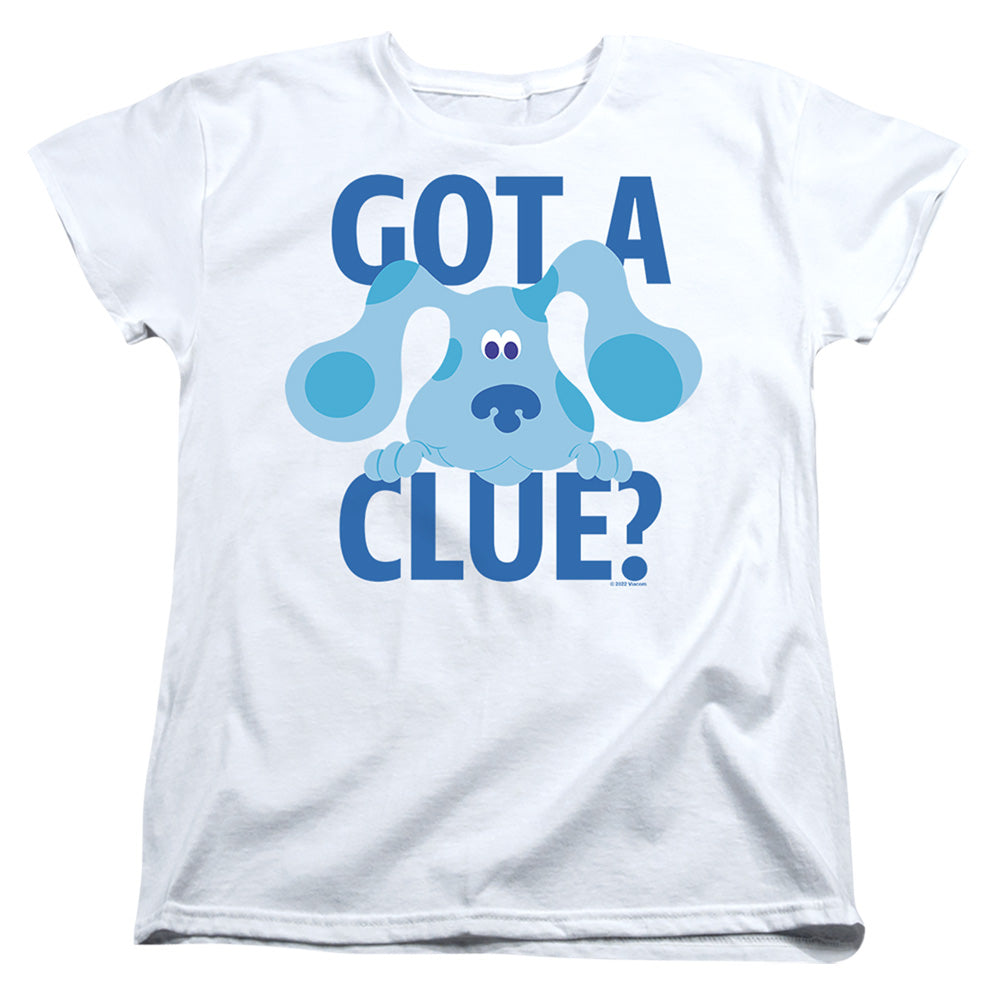 Blues Clues Get A Clue Womens T Shirt White Officially Licensed