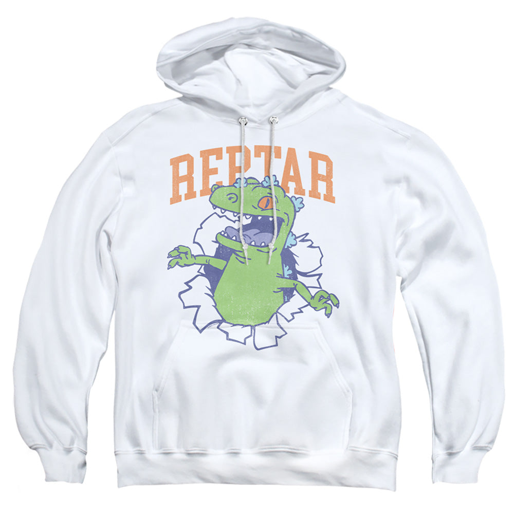 Rugrats Reptar Shirt Rip Mens Hoodie White