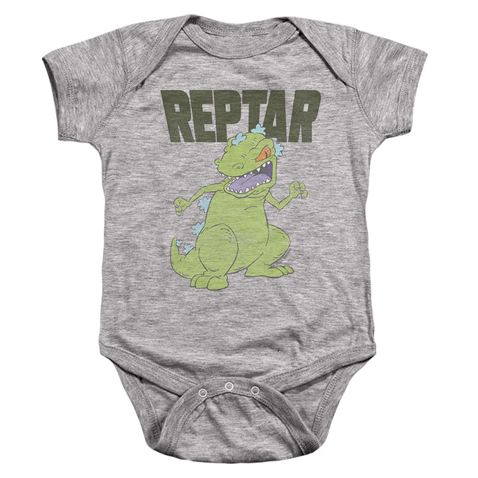 Rugrats Reptar Big Infant Baby Snapsuit Athletic Heather