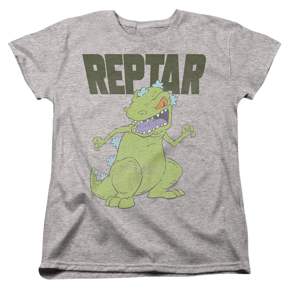 Rugrats Reptar Big Womens T Shirt Athletic Heather Officially Licensed
