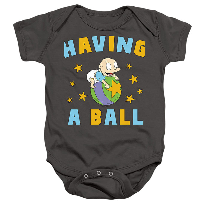 Rugrats Having A Ball Infant Baby Snapsuit Charcoal