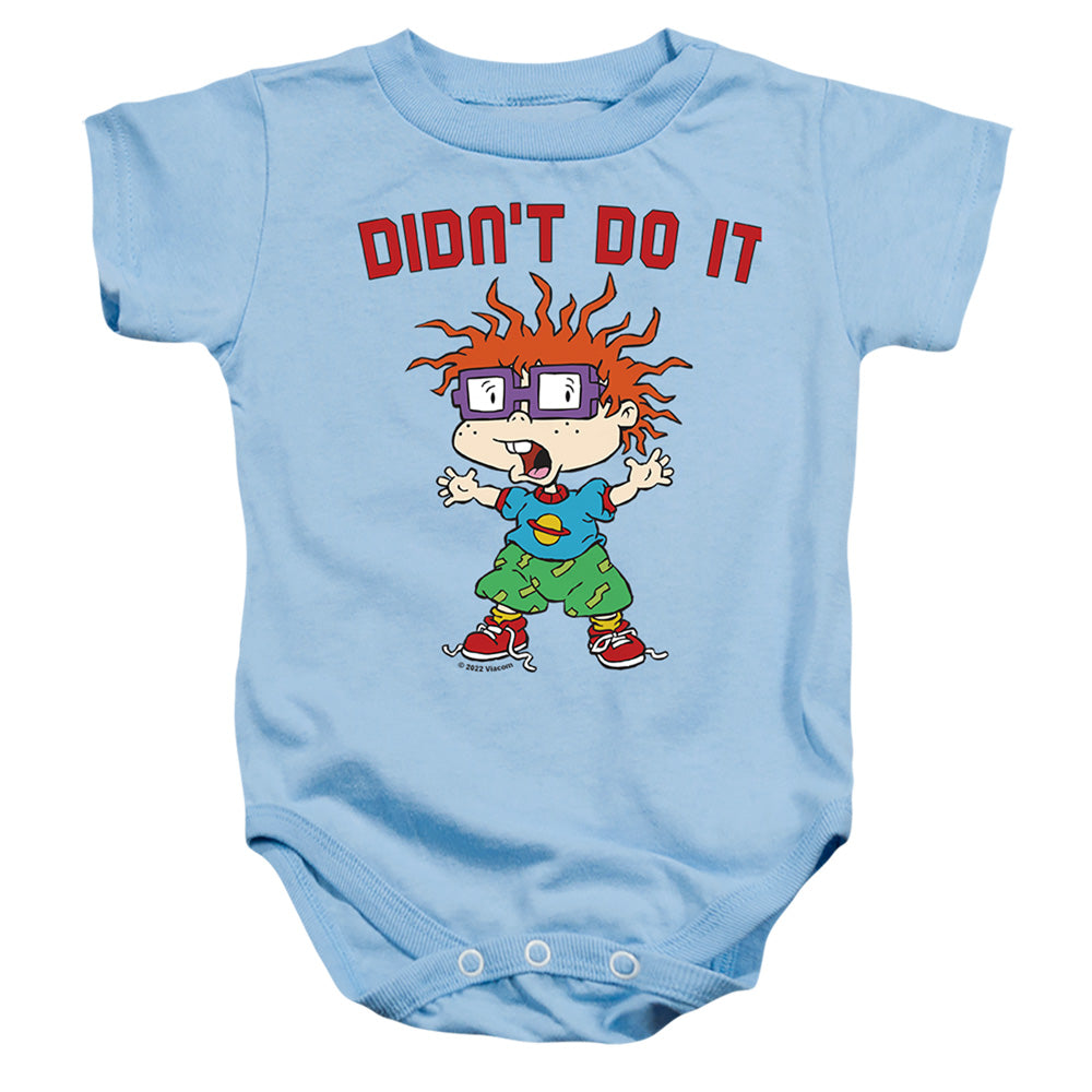Rugrats I Didn'T Do It Infant Baby Snapsuit Light Blue Officially Licensed
