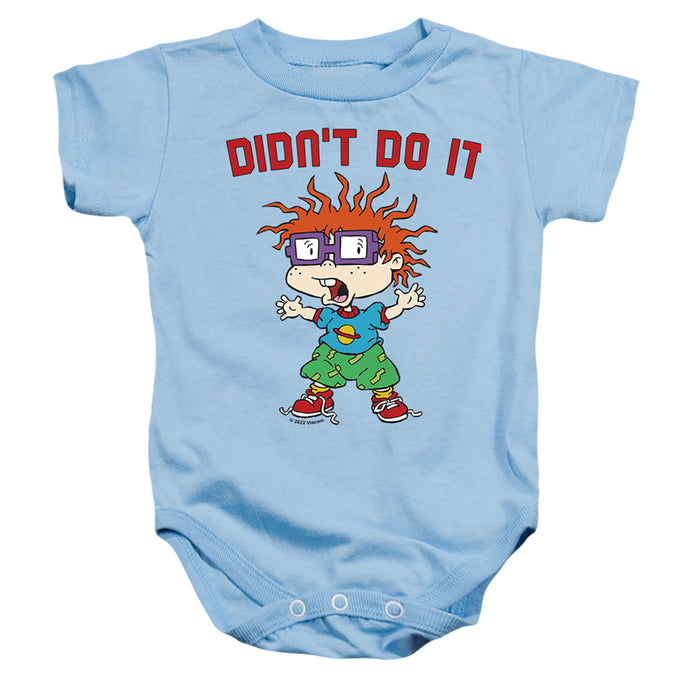 Rugrats I Didn'T Do It Infant Baby Snapsuit Light Blue