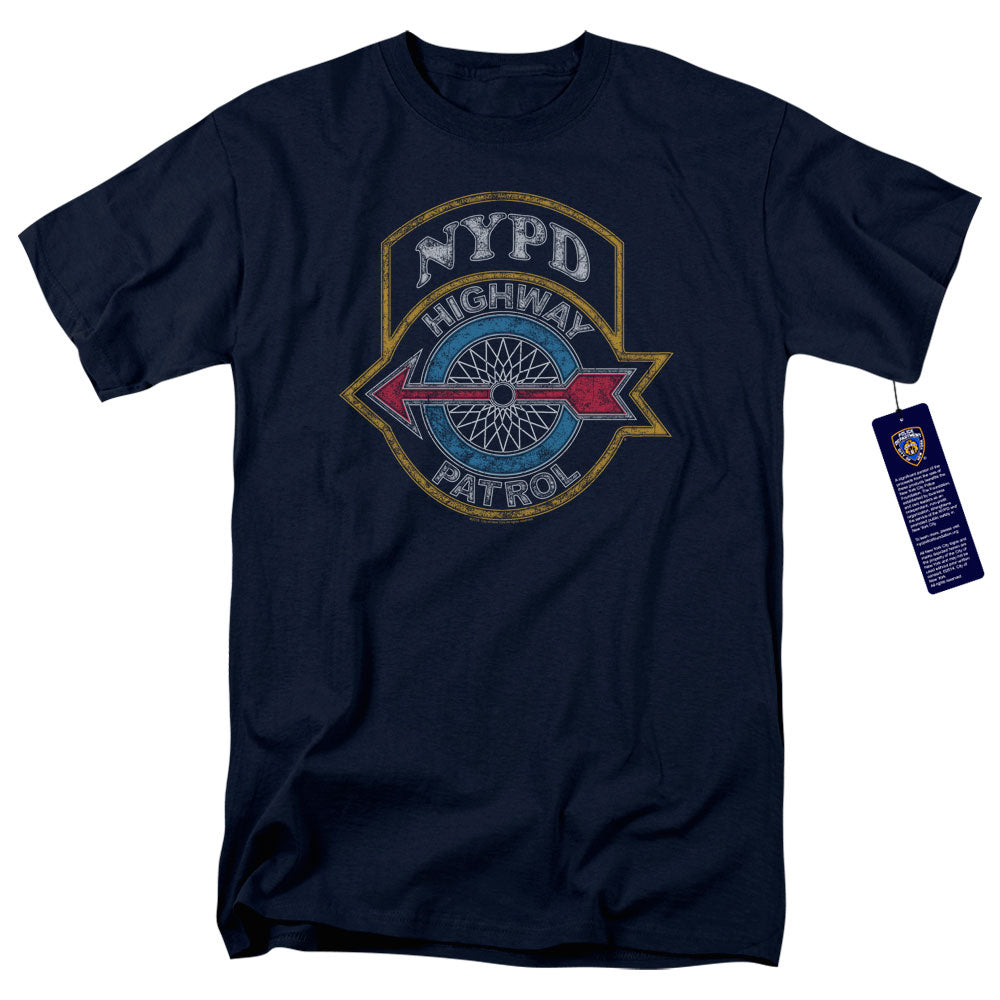 New York City Highway Patrol Mens T Shirt Navy Officially Licensed