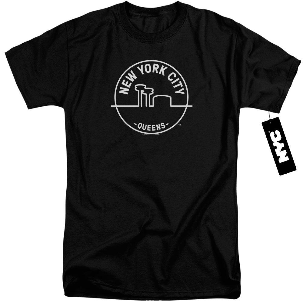 New York City See Nyc Queens Mens Tall T Shirt Black Officially Licensed