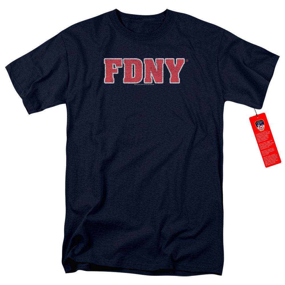 New York City Fdny Mens T Shirt Navy Officially Licensed