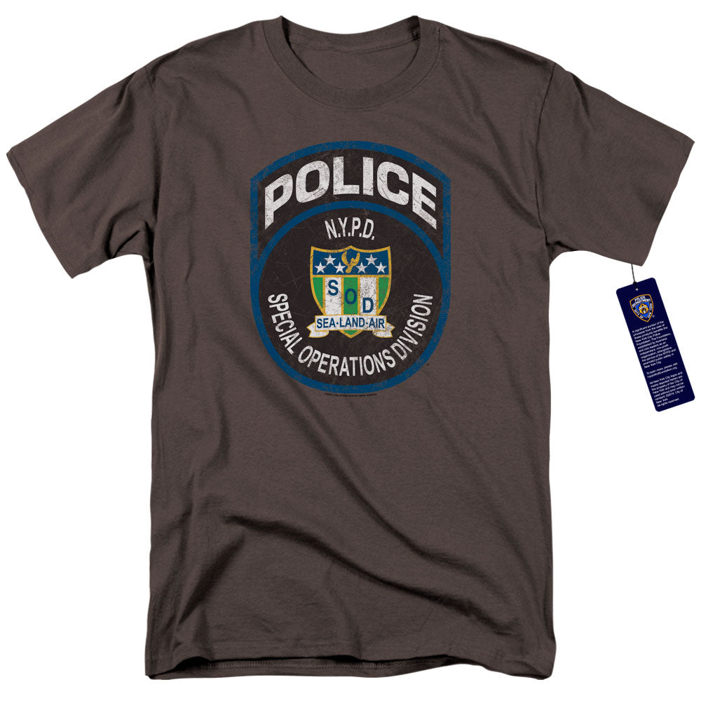 New York City Special Ops Mens T Shirt Charcoal Officially Licensed