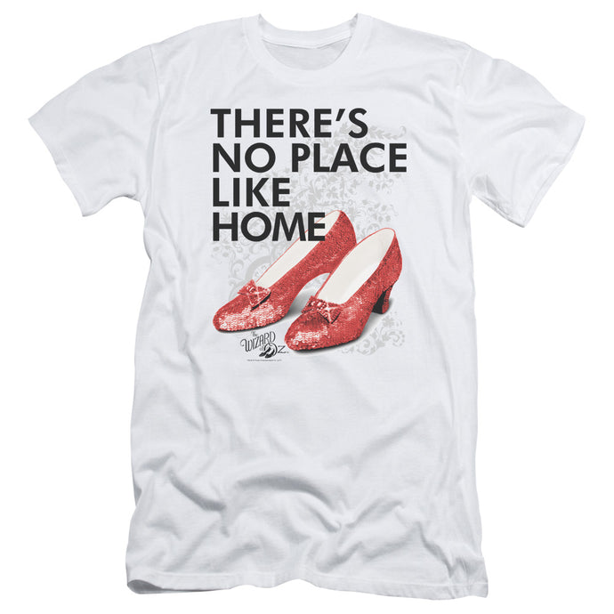 Wizard Of Oz No Place Like Home Slim Fit Mens T Shirt White