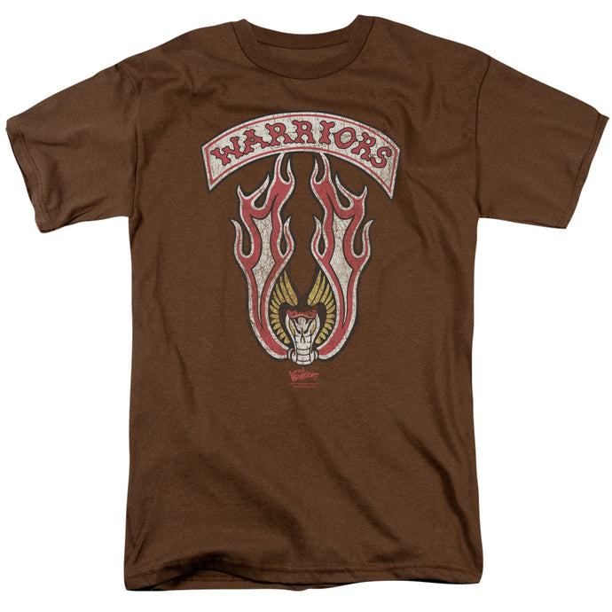 The Warriors Emblem Mens T Shirt Coffee