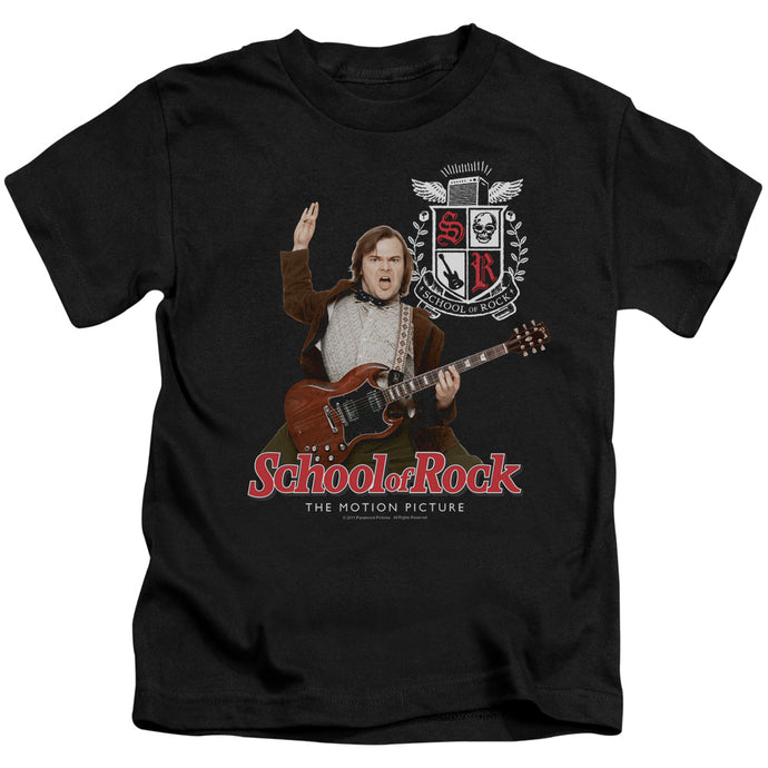 School Of Rock The Teacher Is In Juvenile Kids Youth T Shirt Black