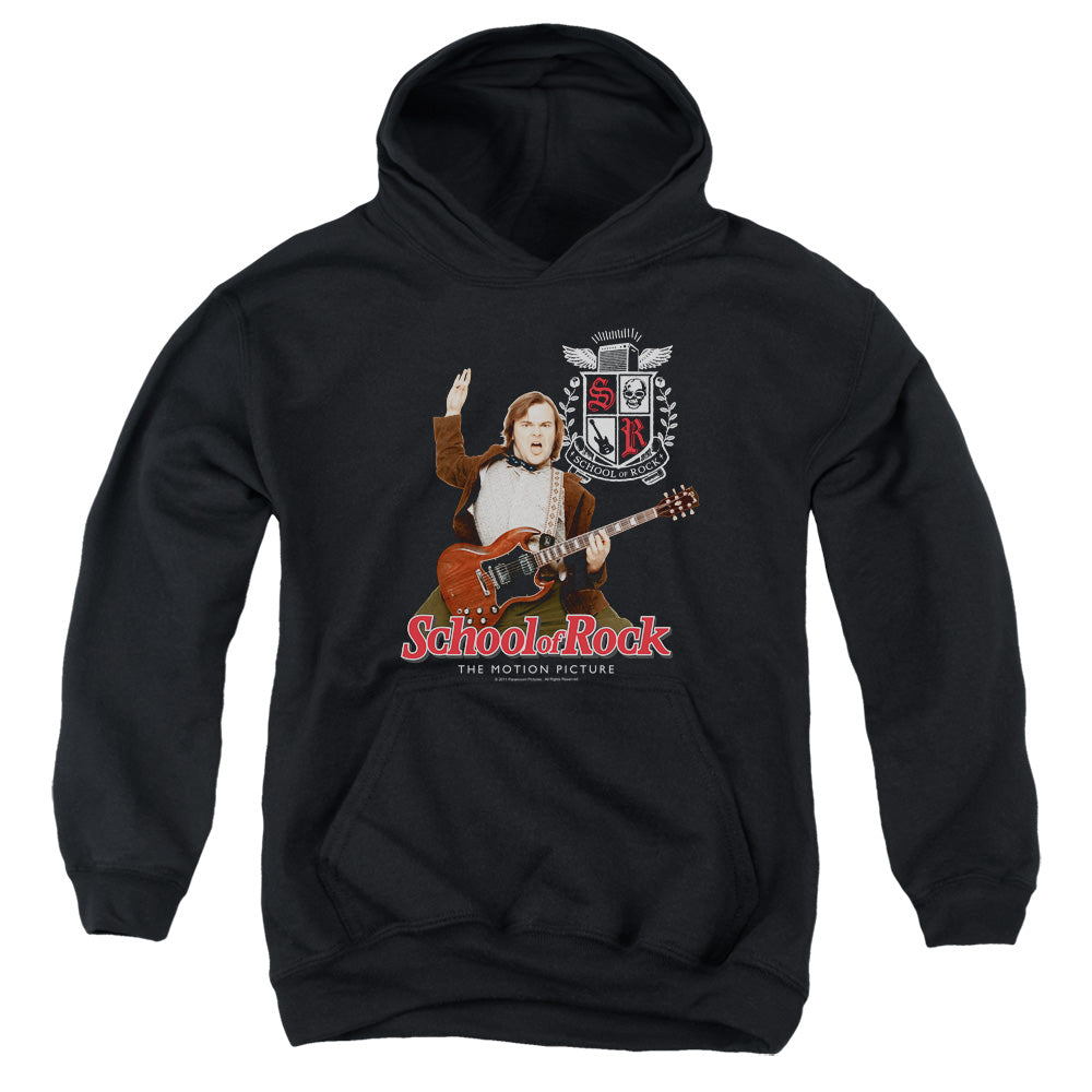 School Of Rock The Teacher Is In Kids Youth Hoodie Black
