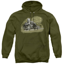 Load image into Gallery viewer, Ferris Buellers Day Off Mr. Rooney Mens Hoodie Military Green